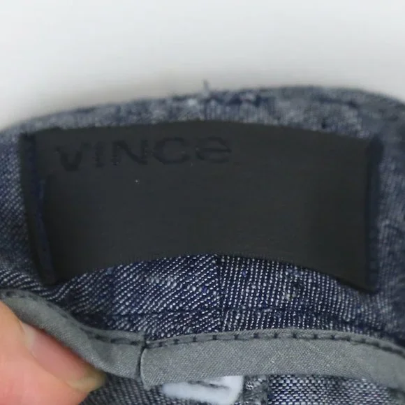 Vince Linen Lyocell Chambray Cargo Trouser Pants Size 26 - Picture 3 of 8